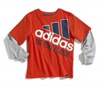 adidas Boys 2-7 Go Big Tee, Adi High Energy, 5 adidas Boys 2-7 Go Big Tee, Adi High Energy, 5