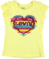 Levi's Neon Love T-Shirt (Sizes 4 - 6X) - yellow, 6x Levi's Neon Love T-Shirt (Sizes 4 - 6X) - yellow, 6x