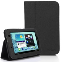 SupCase Slim Fit Folio Leather Tablet Case Cover for 7-Inch Samsung Galaxy Tab 2, Black (S3113-62A-BK) SupCase Slim Fit Folio Leather Tablet Case Cover for 7-Inch Samsung Galaxy Tab 2, Black (S3113-62A-BK)