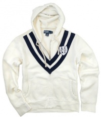 Polo Ralph Lauren Chevron Stripe Full Zip Waffle Lined Hoodie Polo Ralph Lauren Chevron Stripe Full Zip Waffle Lined Hoodie