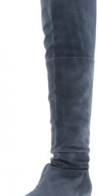 Rockport Women's Faye Over Knee Boot,Night Sky Suede,6.5 W US