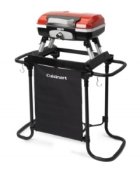 Take grilling to the next level. Give your Cuisinart gas grill a boost on a sturdy, enameled steel stand that lifts and supports the grill for a professional appearance and promise. 1-year warranty. Take grilling to the next level. Give your Cuisinart gas grill a boost on a sturdy, enameled steel stand that lifts and supports the grill for a professional appearance and promise. 1-year warranty.