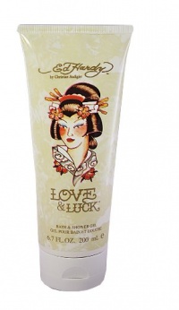 ED HARDY LOVE & LUCK by Christian Audigier for WOMEN: BATH AND SHOWER GEL 6.7 OZ