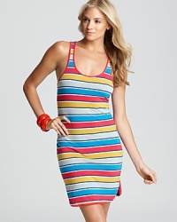 Showing your stripes is easy with multi tone pieces like this cotton tank dress from French Connection. In a simple shape, it's an easy way to get on line. Showing your stripes is easy with multi tone pieces like this cotton tank dress from French Connection. In a simple shape, it's an easy way to get on line.