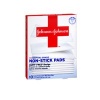 Johnson & Johnson Red Cross Non-Stick Pads, 3 Inch x 4 Inch, 10 Count (Pack of 2)