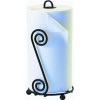 Spectrum Black Scroll Paper Towel Holder