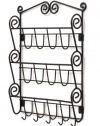 Spectrum 43310 Wall-Mount Scroll Letter Holder, Black