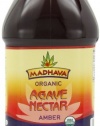 Madhava Organic Amber Agave, 46-Ounce (Pack of 2)