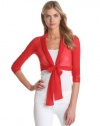 Only Hearts Women's Tulle 1 Ply Shawl Wrap Sweater