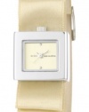 BCBGMAXAZRIA Women's BG6340 Analog Eclectic Mini Plisse' Tan Dial Watch