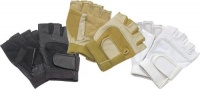 Director's Showcase Leather Fingerless Gloves Small White Director's Showcase Leather Fingerless Gloves Small White