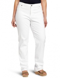 Lucky Brand Women's Plus-Size Ginger Straight Denim Jean, Pearl, 22W Lucky Brand Women's Plus-Size Ginger Straight Denim Jean, Pearl, 22W