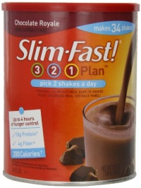 Slim Fast Chocolate Royale Shake Mix Powder, 31.18 oz Slim Fast Chocolate Royale Shake Mix Powder, 31.18 oz