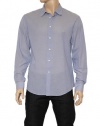 Men's John Varvatos USA Slim Button Up Shirt in Sky Blue Size XL