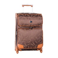 Diane Von Furstenberg Luggage Signature 24 Inch Expandable Spinner, Brown/Tan, One Size Diane Von Furstenberg Luggage Signature 24 Inch Expandable Spinner, Brown/Tan, One Size
