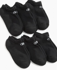 Classic, comfortable and performance ready. This six-pack of low-cut socks is a simple standard for him. Classic, comfortable and performance ready. This six-pack of low-cut socks is a simple standard for him.