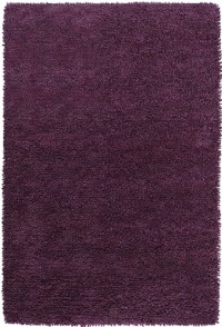 Area Rug 5x8 Rectangle Shag Purple Color - Surya Aros Rug from RugPal Area Rug 5x8 Rectangle Shag Purple Color - Surya Aros Rug from RugPal