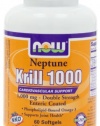 Now Foods Neptune Krill Oil 1000mg Soft-gels, 60-Count