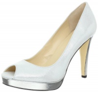 Calvin Klein Women's Sandie Metallic Shimmer Platform Pump