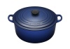 Le Creuset Enameled Cast-Iron 3-1/2-Quart Round French Oven, Cobalt Blue