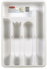 Rubbermaid Home 2919-RD-WHT Cutlery Tray Rubbermaid Home 2919-RD-WHT Cutlery Tray