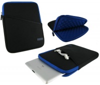 rooCASE Super Bubble Neoprene Sleeve Case Cover for Apple iPad 4 with Rentina Display, 4th Generation / iPad 2 / iPad 3 / The new iPad (Black / Dark Blue) rooCASE Super Bubble Neoprene Sleeve Case Cover for Apple iPad 4 with Rentina Display, 4th Generation / iPad 2 / iPad 3 / The new iPad (Black / Dark Blue)
