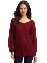 THE LOOKRibbed scoopneckLong dolman sleeves with ribbed cuffsRibbed hemSemi-sheerRibbed v-backPullover styleTHE FITAbout 24 from shoulder to hemTHE MATERIALCashmereCARE & ORIGINDry cleanImported THE LOOKRibbed scoopneckLong dolman sleeves with ribbed cuffsRibbed hemSemi-sheerRibbed v-backPullover styleTHE FITAbout 24 from shoulder to hemTHE MATERIALCashmereCARE & ORIGINDry cleanImported