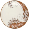 Noritake Colorwave Plume Plate, 8-1/4-Inch, Terra Cotta