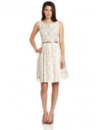Jessica Howard Women's Petite Sleeveless Belted Party Dress Jessica Howard Women's Petite Sleeveless Belted Party Dress