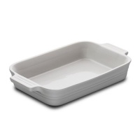 Le Creuset Classic Stoneware Rectangular Baking Dish, 1-3/4 quart: white Le Creuset Classic Stoneware Rectangular Baking Dish, 1-3/4 quart: white