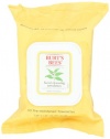 Burt's Bees Facial Cleansing Towelettes with White Tea Extract, 30 Count (Pack of 2)