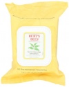 Burt's Bees Facial Cleansing Towelettes with White Tea Extract, 30 Count (Pack of 2)