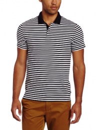 Calvin Klein Sportswear Men's Short Sleeve Stripe Liquid Polo Calvin Klein Sportswear Men's Short Sleeve Stripe Liquid Polo