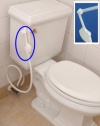 Mrs.bidet White Spray Attachment Fot Toilet. Complete Kit