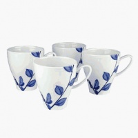 Mikasa True Blue Boxed Set of 4 Mugs Mikasa True Blue Boxed Set of 4 Mugs