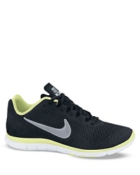 These ultra stylish, ultra lightweight Nike sneakers feature laser cut outs for ventilation in a mesh upper that both looks and feels cool. These ultra stylish, ultra lightweight Nike sneakers feature laser cut outs for ventilation in a mesh upper that both looks and feels cool.