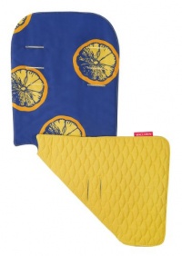 Maclaren Seat Liner, Fruit Slices Estate Blue/Spectra Yellow Maclaren Seat Liner, Fruit Slices Estate Blue/Spectra Yellow