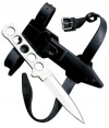 Dive Knife ll, All Stainless with Line Cutter, Razor Edge and Leg Strap Sheath