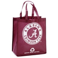 Alabama Crimson Tide Crimson Reusable Tote Bag Alabama Crimson Tide Crimson Reusable Tote Bag