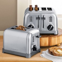 Cuisinart Classic Stainless-Steel Toaster: Cuisinart CPT-160 Metal Classic 2-Slice Toaster, Brushed Stainless Cuisinart Classic Stainless-Steel Toaster: Cuisinart CPT-160 Metal Classic 2-Slice Toaster, Brushed Stainless