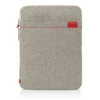 Terra Collection 15-Inch Sleeve - Cream White/Fiery Red Terra Collection 15-Inch Sleeve - Cream White/Fiery Red