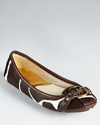 Step out in MICHAEL Michael Kors' Fulton flats, the perfect shoe for both errands and the office. Step out in MICHAEL Michael Kors' Fulton flats, the perfect shoe for both errands and the office.