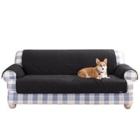 Sure Fit Cotton Duck Loveseat Pet Throw, Black Sure Fit Cotton Duck Loveseat Pet Throw, Black