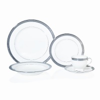 Mikasa Crown Jewel Platinum 5-Piece Place Setting, Service for 1 Mikasa Crown Jewel Platinum 5-Piece Place Setting, Service for 1