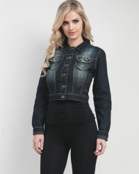 G2 Chic Cropped Stretch Denim Jacket G2 Chic Cropped Stretch Denim Jacket