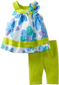 Bonnie Baby Girls Newborn Floral Capri Set, Green, 3-6 Months Bonnie Baby Girls Newborn Floral Capri Set, Green, 3-6 Months