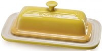 Le Creuset Stoneware Butter Dish, Dijon Le Creuset Stoneware Butter Dish, Dijon