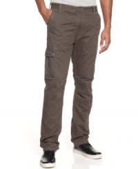 Cargo pants are looking leaner and less messy this season. A perfect case in point: This sleek, single-pocket take on the trend from Sean John. Cargo pants are looking leaner and less messy this season. A perfect case in point: This sleek, single-pocket take on the trend from Sean John.