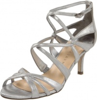 Ivanka Trump Women's Elkie Ankle-Strap Sandal,Silver,8 M US Ivanka Trump Women's Elkie Ankle-Strap Sandal,Silver,8 M US