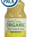 Santa Cruz Organic Lemon Juice -- 16 fl oz Each / Pack of 2